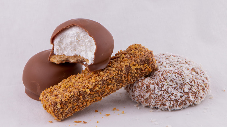 tunnock's teacake caramel wafer snowball