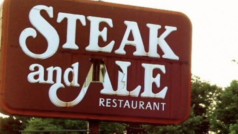 Steak and Ale sign
