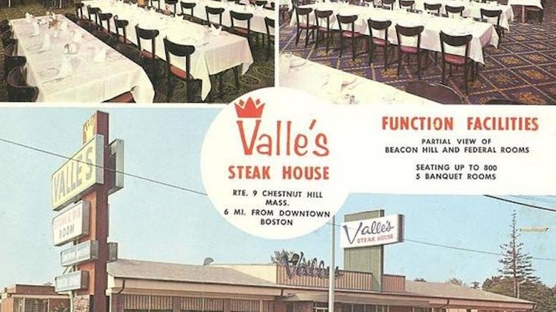 Valle's Steak House ad