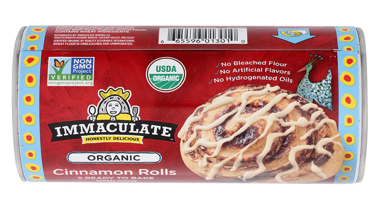 Immaculate Baking Company cinnamon buns in tube