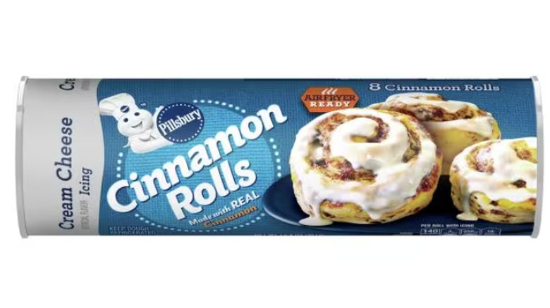 Pillsbury cream cheese icing cinnamon rolls in tube