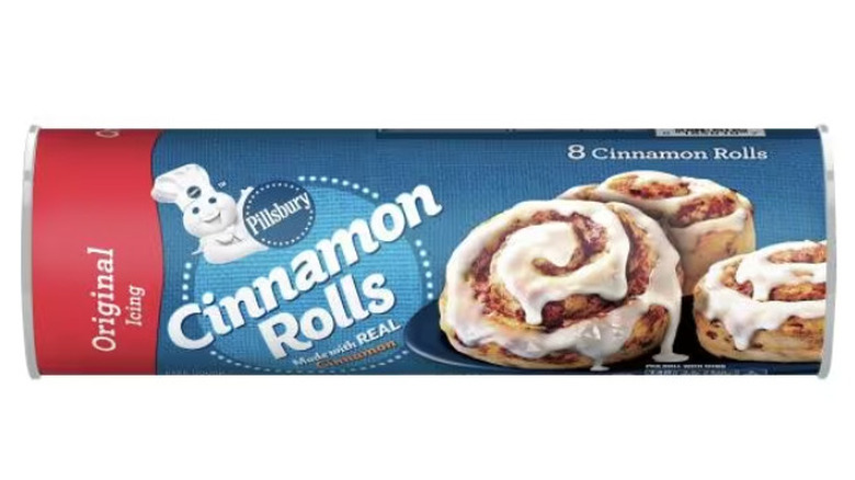 Pillsbury original cinnamon rolls in tube