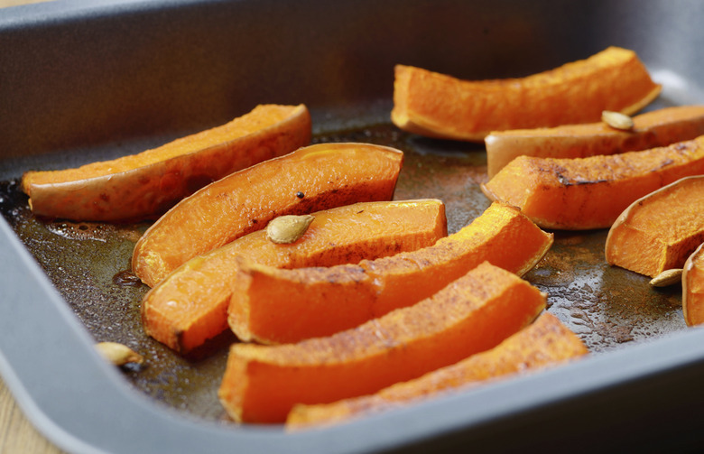 Roasted Pumpkin and Acorn Squash   