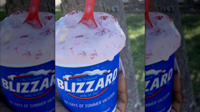 Strawberry Cheesecake Blizzard Treat