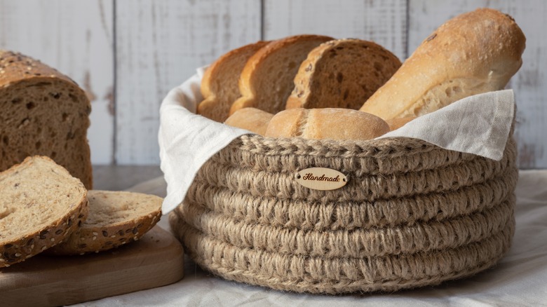 basket of bread