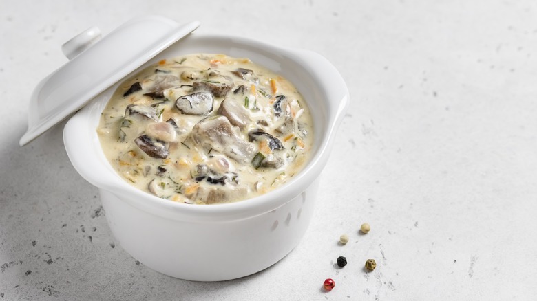 Creamy mushroom sauce