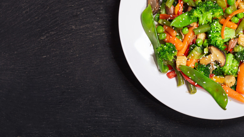 stir-fried vegetables