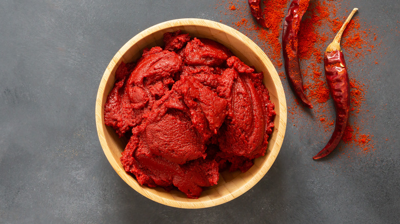 Bowl of chili paste