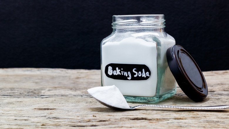 small jar of baking soda