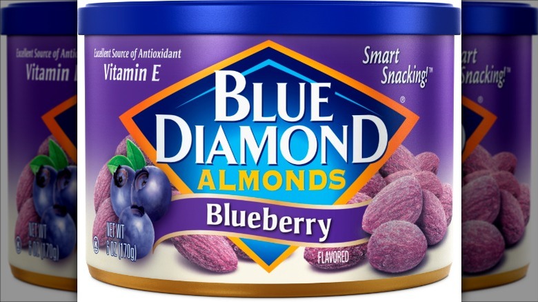 Blue Diamond Blueberry almonds can