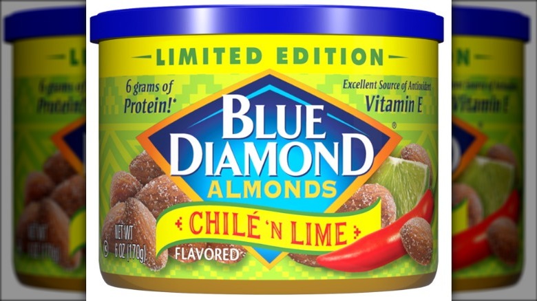 Blue Diamond Chile 'n Lime almonds can