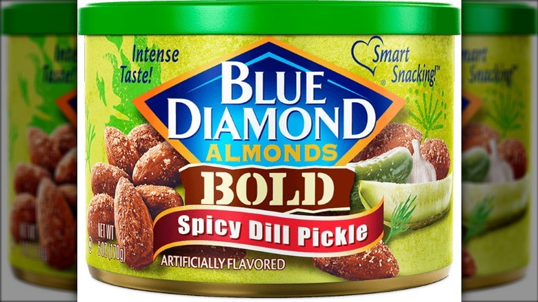 Blue Diamond Spicy Dill Pickle almonds can