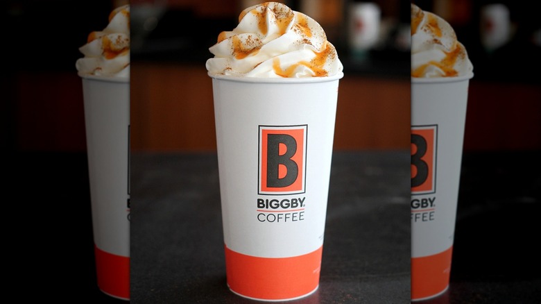 Biggby Coffee pumpkin spice latte