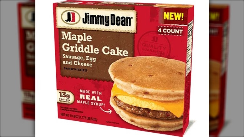 Jimmy Dean Sausage, Egg and Cheese Maple Griddle Cakes