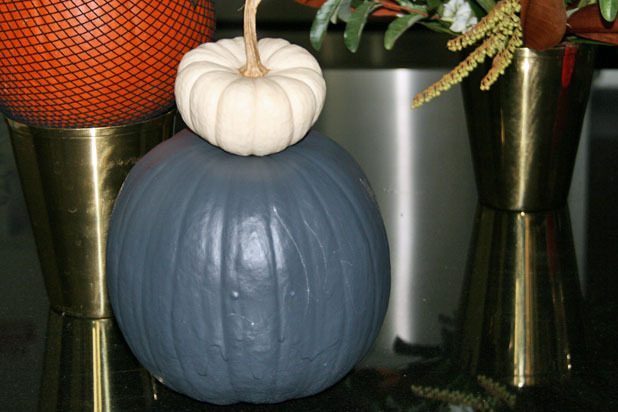 1. Chalkboard-Painted Pumpkin