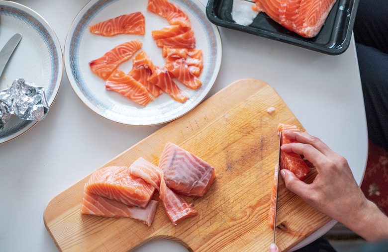 You only use one cutting board