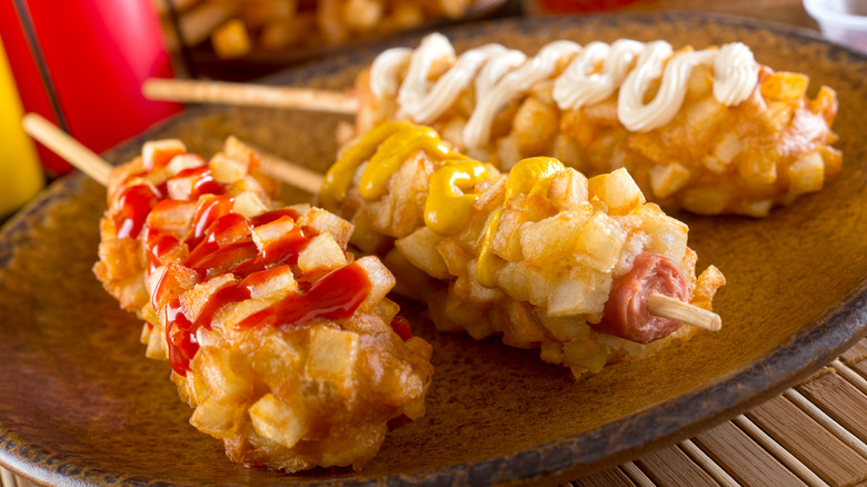 Korean corn dogs