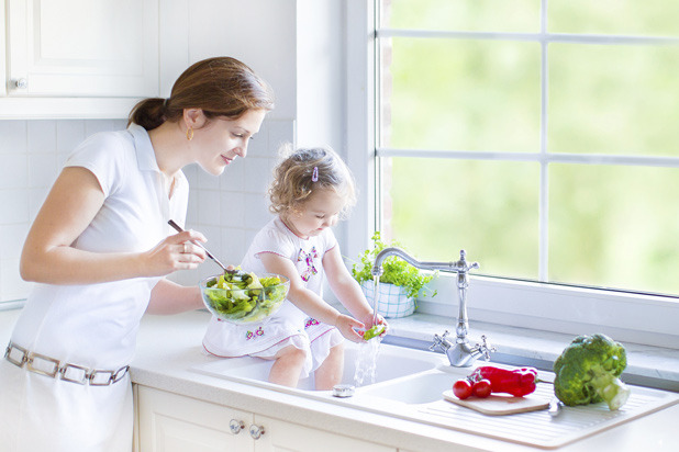 Rinse the Vegetables