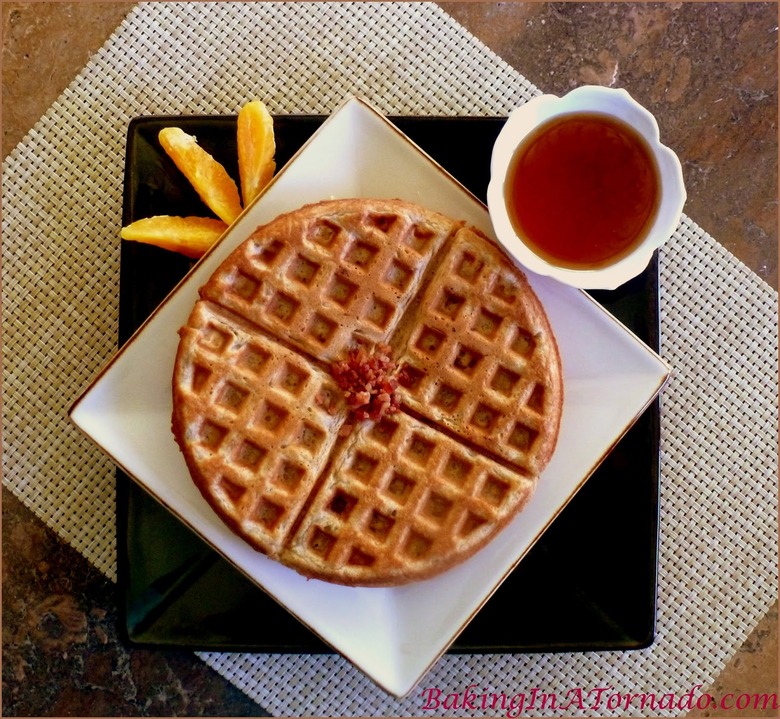 Coffee and Bacon Wake Up Waffles