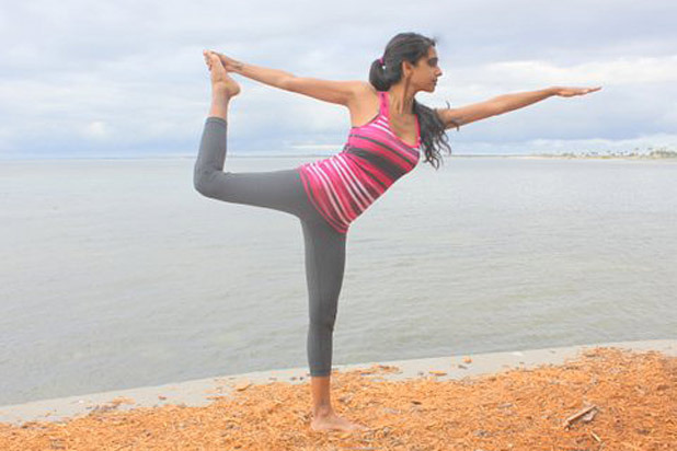 Natarajasana (dancer pose)