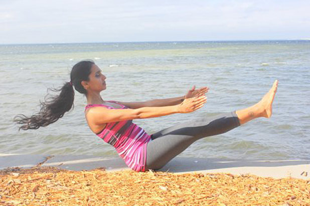 Navasana (boat pose)