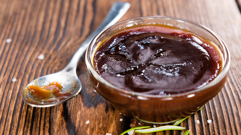 Bowl of BBQ sauce