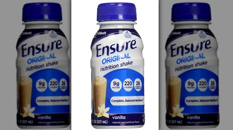 Ensure vanilla nutrition shake