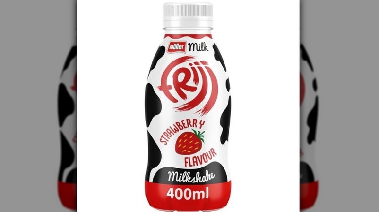 Frijj strawberry milkshake