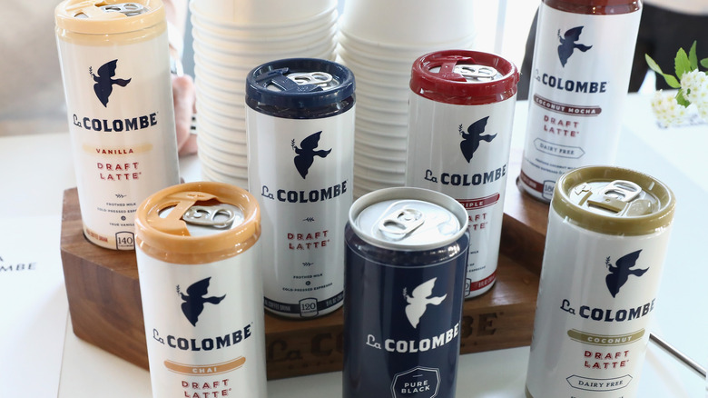 La Colombe draft latte cans