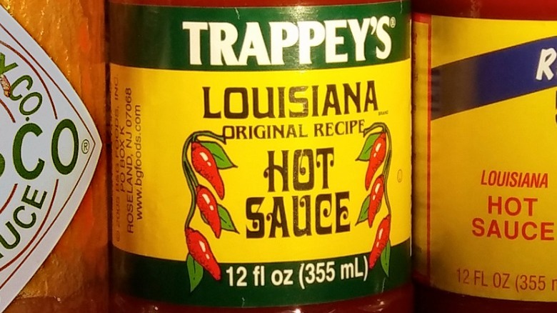 Trappey's hot sauce label