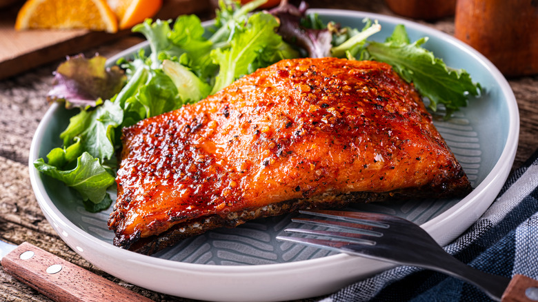 ginger glazed salmon