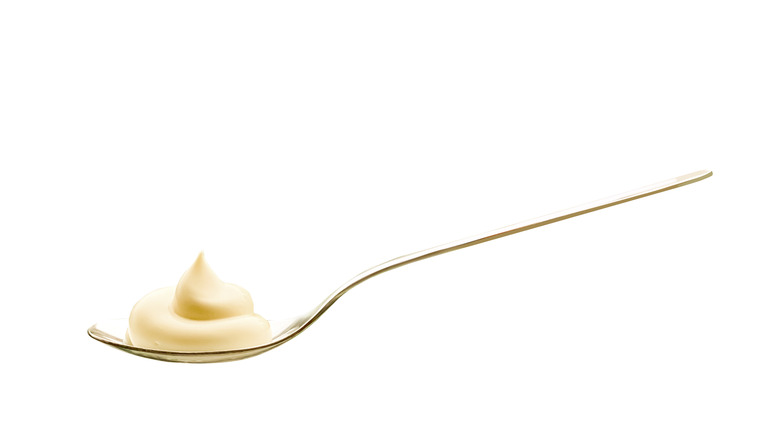 Spoonful of mayonnaise 