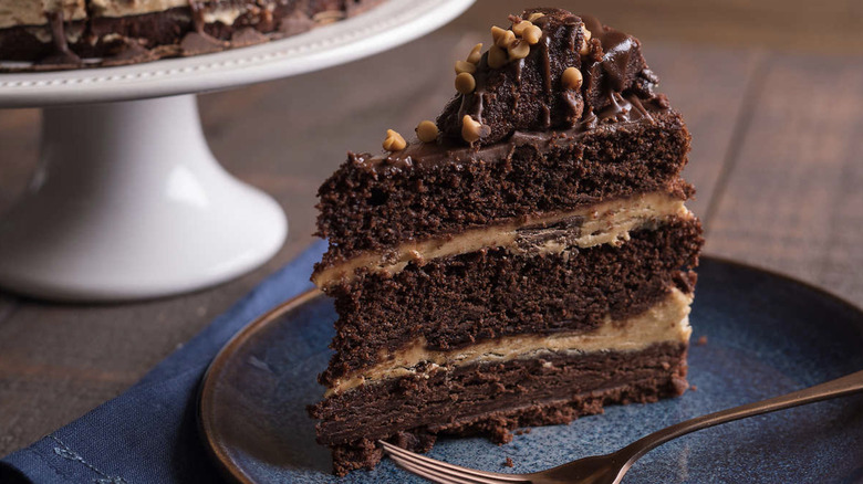 Peanut butter cake at Costco