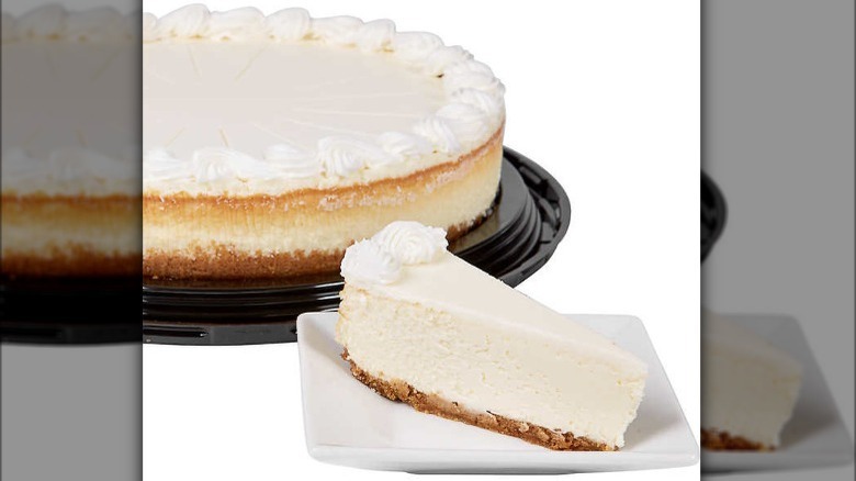 Costco's plain cheesecake