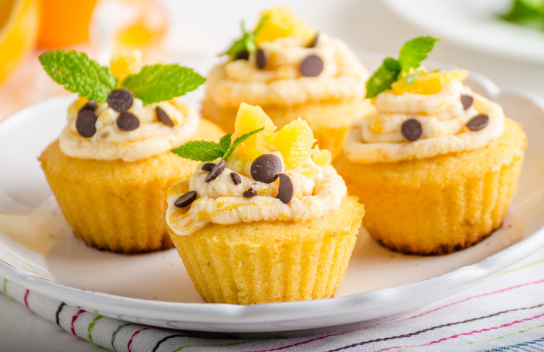 Orange and Chocolate Fudge Cupcakes