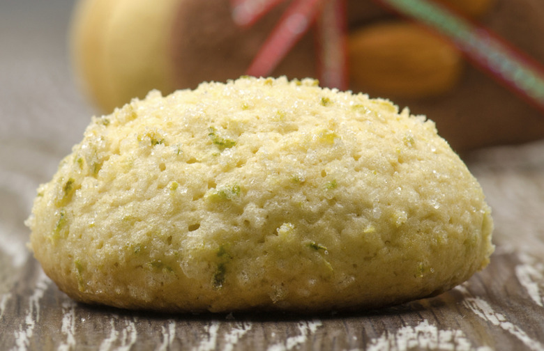 Lime Cornmeal Cookies