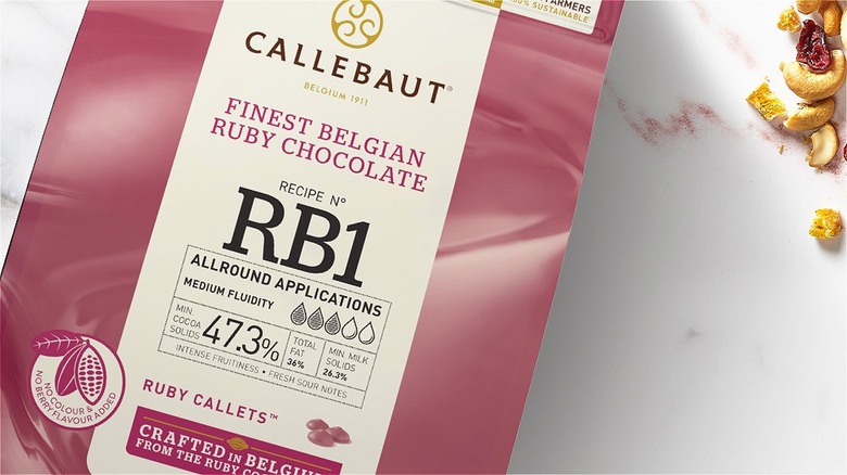 Callebaut ruby chocolate