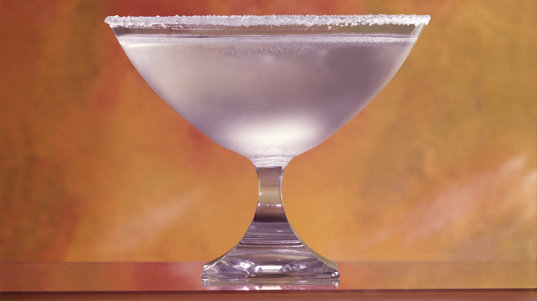 cocktail with salt rim