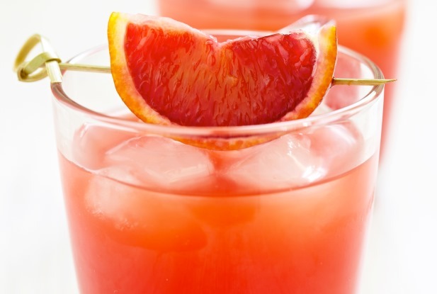 Sparkling Blood Orange Cocktail