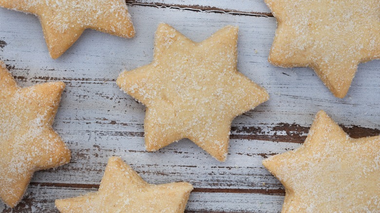 Plain baked sugar cookies