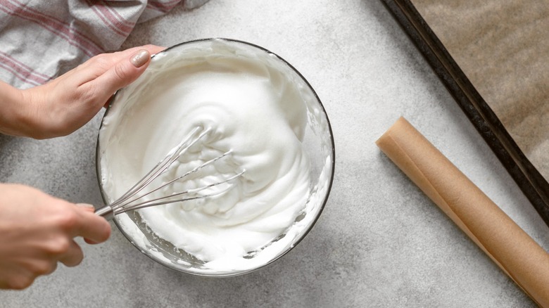 Making meringue