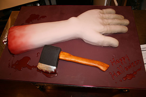 2. Arm (and Axe) Cake