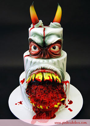 8. Angry Monster Cake