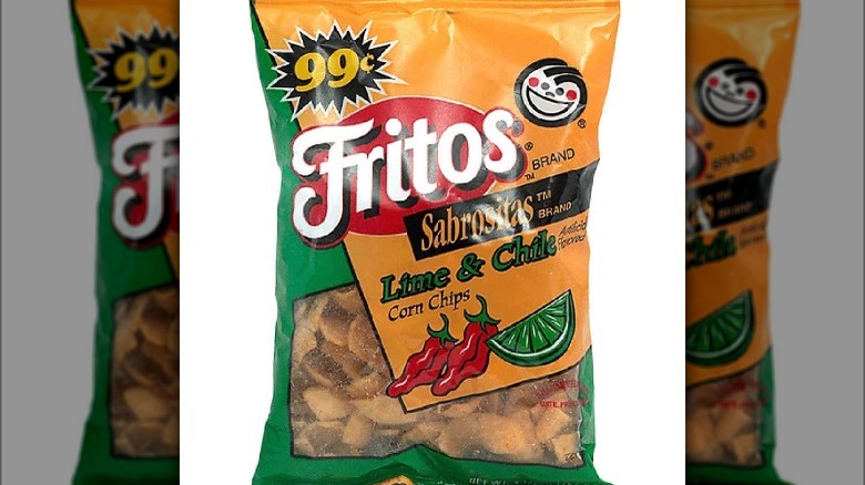 Chile and Lime Fritos bag