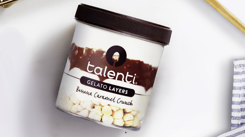 Pint of Talenti Banana Caramel Crunch