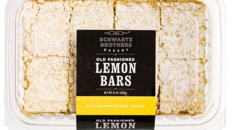 A pack of lemon bars