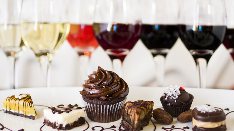 Wine and dessert tasting