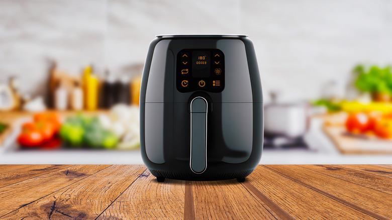 air fryer in kitchen