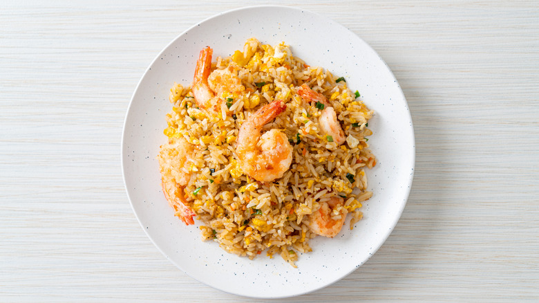 fried rice with shrimp