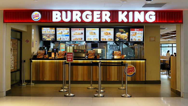 Burger King restaurant front